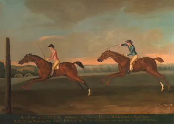 Le Match entre Aaron et Driver à Maidenhead, août 1754 - Aaron gagnant la deuxième manche, c. 1754
